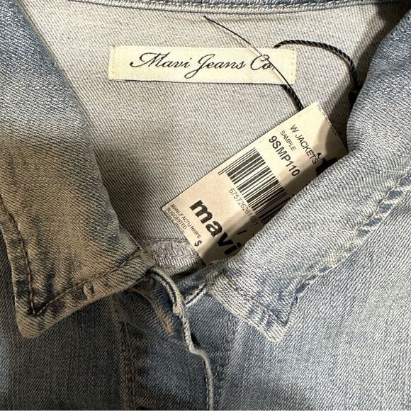 NWT Mavi Ombré Denim Jacket Size M - Picture 6 of 6
